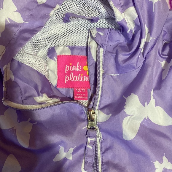 Purple Butterfly raincoat - Picture 2 of 3